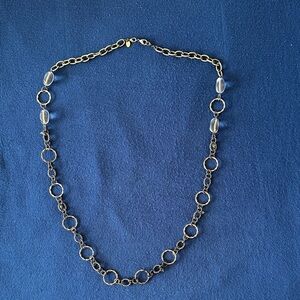 Lia Sophia Gold Circle Necklace